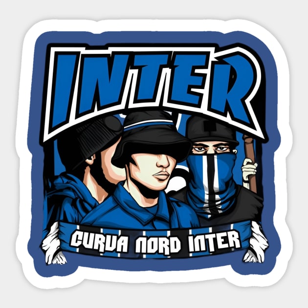 Curva Nord Inter Sticker by Yassine 's Store 5